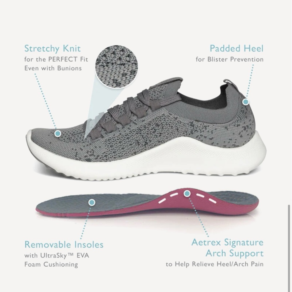 Aetrex Carly Arch Support Sneakers